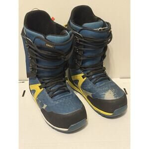 Burton Kendo Snowboard Boots Men’s Size 9M Blue/Yellow